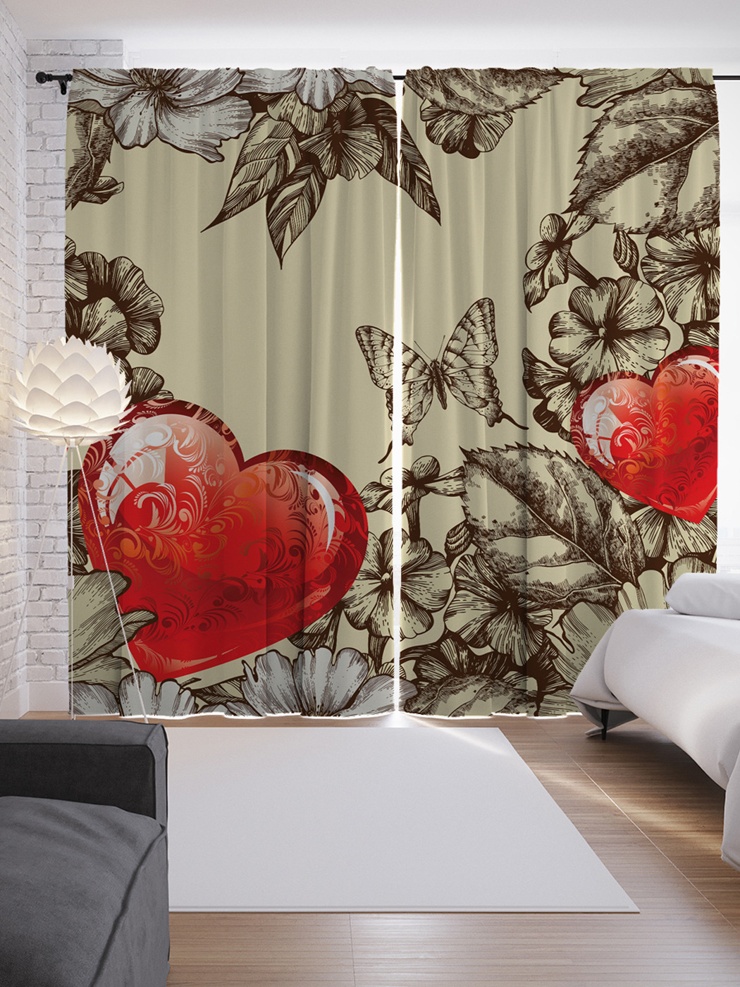 Шторы с фотопечатью "Любовное ожидание" из сатена, 290х265 см, серия 160- 1
Шторы с фотопечатью "Любовное ожидание" из сатена, 290х265 см, серия 160- 1