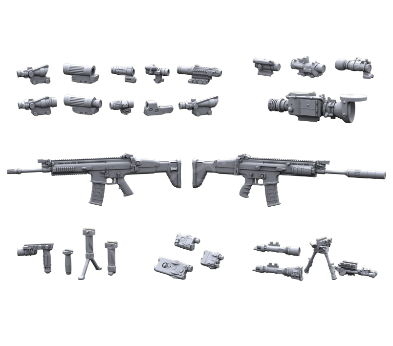 LRE35056 USSOCOM SCAR weapon system FN SCAR-L / Mk.16 Standard Std and Standard Std with s
LRE35056 USSOCOM SCAR weapon system FN SCAR-L / Mk.16 Standard Std and Standard Std with s