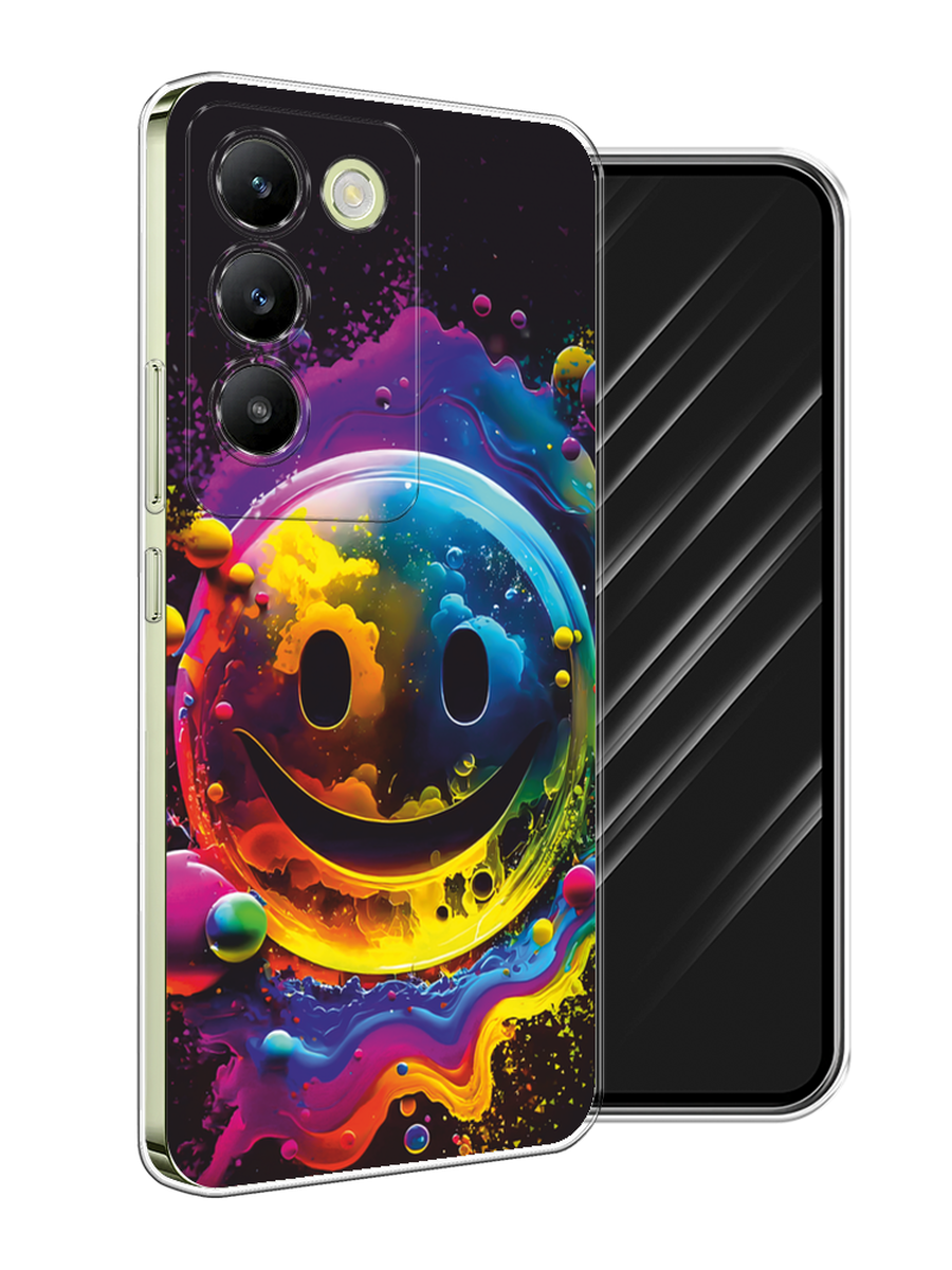 Чехол Awog на Vivo V30 lite 4G/Y100 4G/T3 5G/V30 SE 5G "Кислотный смайл", Фиолетовый;желтый;синий, 2611150-1
Чехол Awog на Vivo V30 lite 4G/Y100 4G/T3 5G/V30 SE 5G "Кислотный смайл", Фиолетовый;желтый;синий, 2611150-1