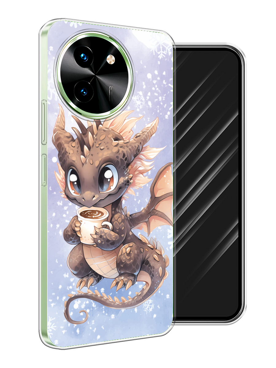 Чехол Awog на Vivo T3x/Y38 5G "Дракончик с кружкой тёмный", Бежевый;розовый;серый, 2610750-1
Чехол Awog на Vivo T3x/Y38 5G "Дракончик с кружкой тёмный", Бежевый;розовый;серый, 2610750-1