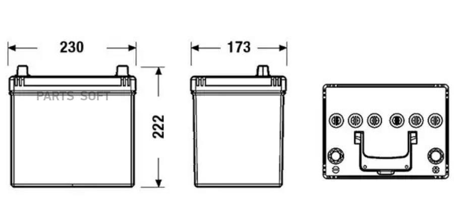 Аккумулятор MAZDA TOYOTA EXIDE EL605
Аккумулятор MAZDA TOYOTA EXIDE EL605