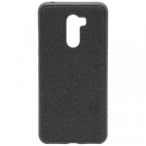 фото Tpu чехол fiber logo для xiaomi pocophone f1 (черный) epik