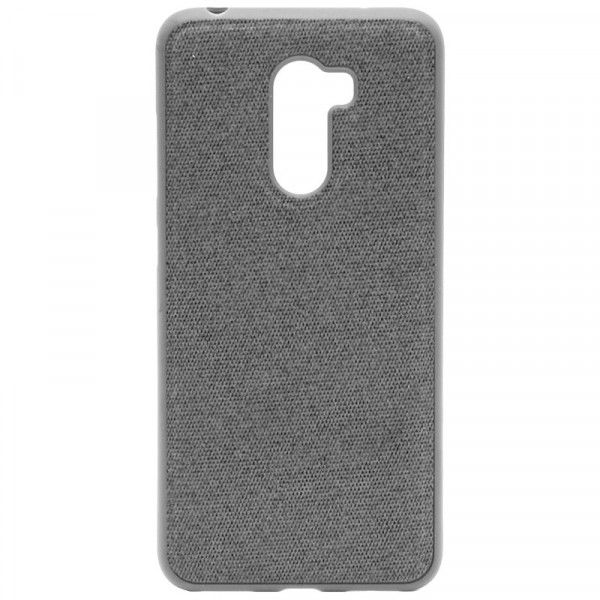 фото Tpu чехол fiber logo для xiaomi pocophone f1 (серый) epik