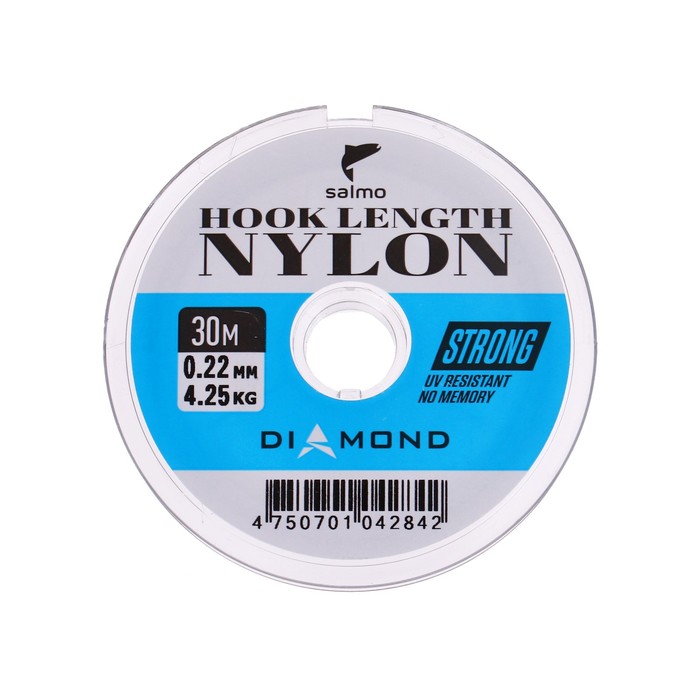 Леска монофильная Salmo Diamond HOOK LENGTH NYLON, диаметр 0.22 мм, тест 4.25 кг, 30 м, Прозрачный, Diamond Hook Length
Леска монофильная Salmo Diamond HOOK LENGTH NYLON, диаметр 0.22 мм, тест 4.25 кг, 30 м, Прозрачный, Diamond Hook Length