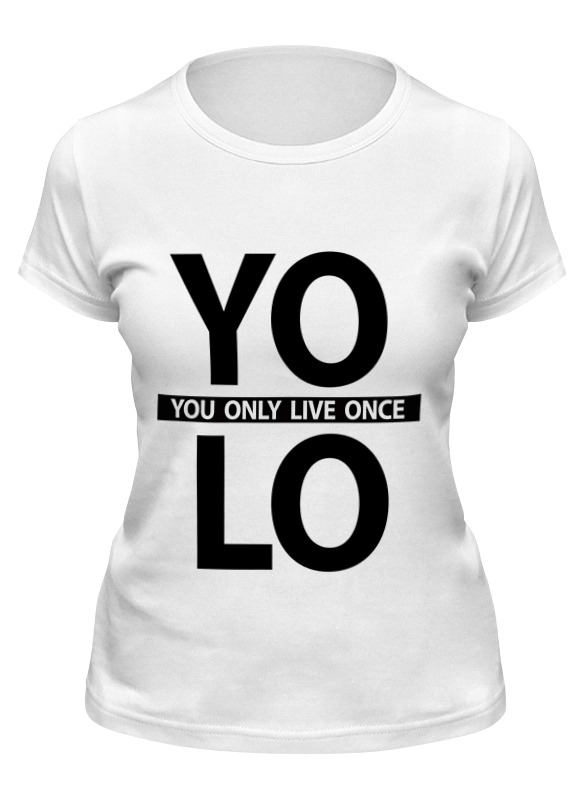 Футболка женская Printio Yolo (you only live once) белая S, Белый, Yolo (you only live once)
Футболка женская Printio Yolo (you only live once) белая S, Белый, Yolo (you only live once)