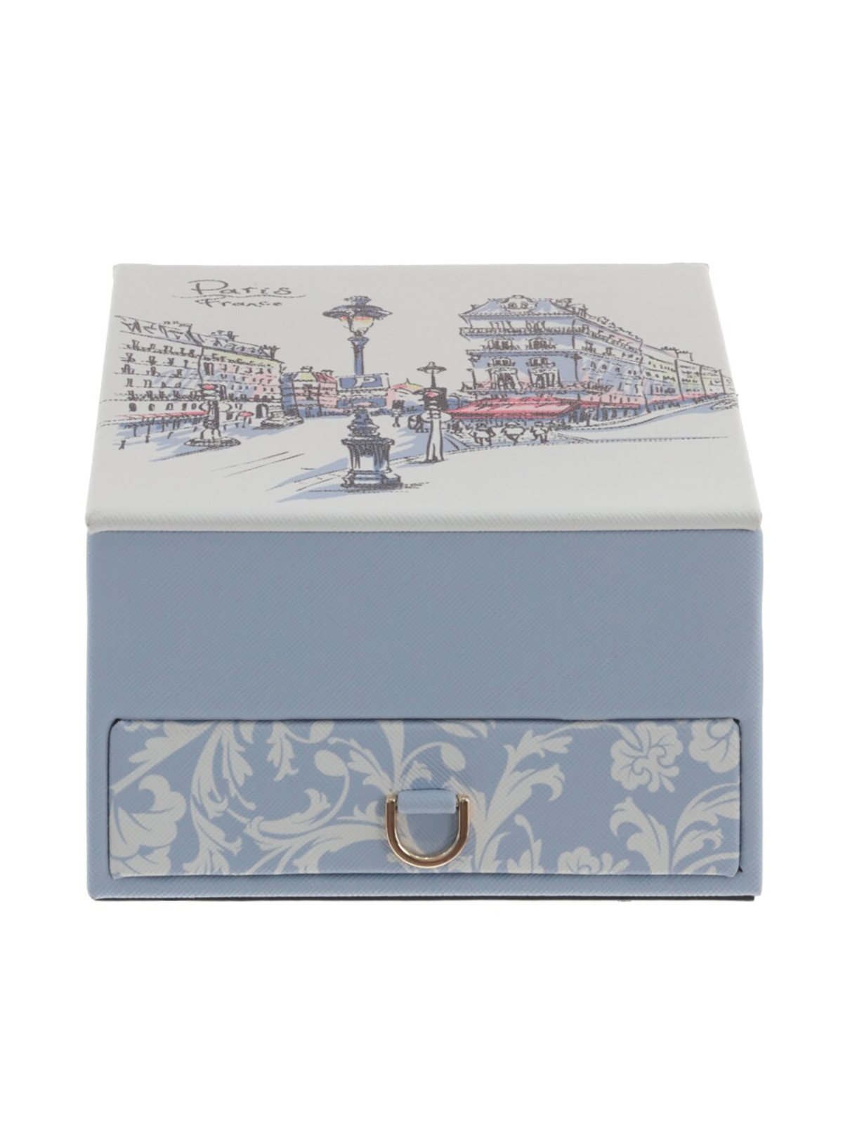 Шкатулка для украшений Remecoclub из полимера, 14x18x9 см, Голубой
Шкатулка для украшений Remecoclub из полимера, 14x18x9 см, Голубой