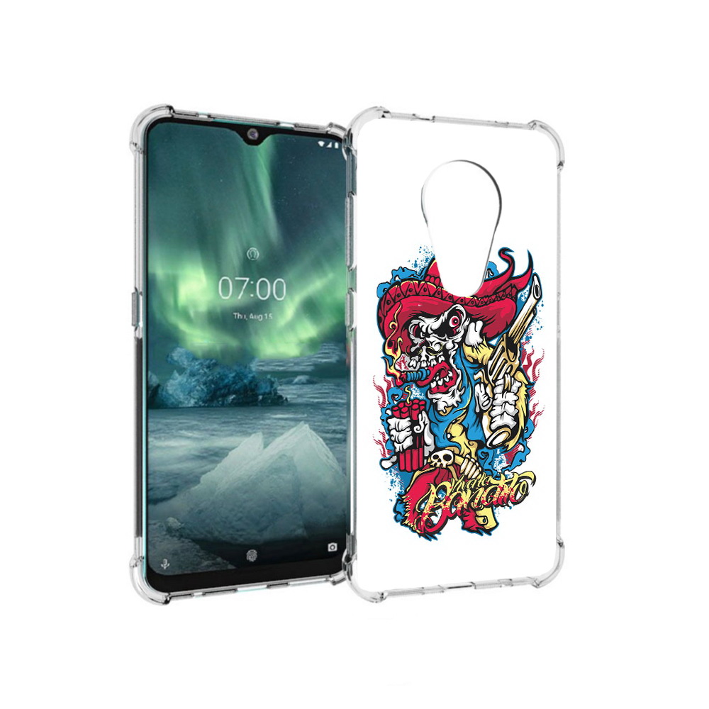 Чехол MyPads Tocco для Nokia 7.2 нарисованный скелет с писталетом (PT139171.105.513), Прозрачный, Tocco
Чехол MyPads Tocco для Nokia 7.2 нарисованный скелет с писталетом (PT139171.105.513), Прозрачный, Tocco