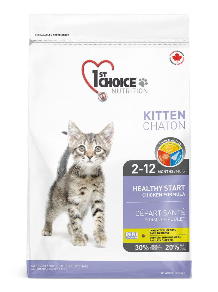 Сухой корм для котят 1st Choice Healthy Start с курицей, 20 кг, Бридер 1st Choice Healthy Start сухой корм для котят с курицей - 20 кг
Сухой корм для котят 1st Choice Healthy Start с курицей, 20 кг, Бридер 1st Choice Healthy Start сухой корм для котят с курицей - 20 кг