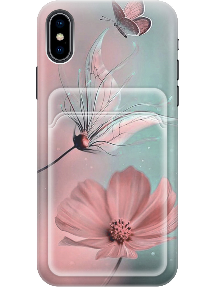 Силиконовый чехол на Apple iPhone Xs / X с рисунком "Бабочка и цветы", Голубой;розовый;серый, 20012027
Силиконовый чехол на Apple iPhone Xs / X с рисунком "Бабочка и цветы", Голубой;розовый;серый, 20012027