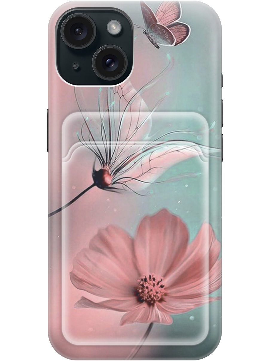Силиконовый чехол на Apple iPhone 15 с рисунком "Бабочка и цветы", Голубой;розовый;серый, 20011940
Силиконовый чехол на Apple iPhone 15 с рисунком "Бабочка и цветы", Голубой;розовый;серый, 20011940