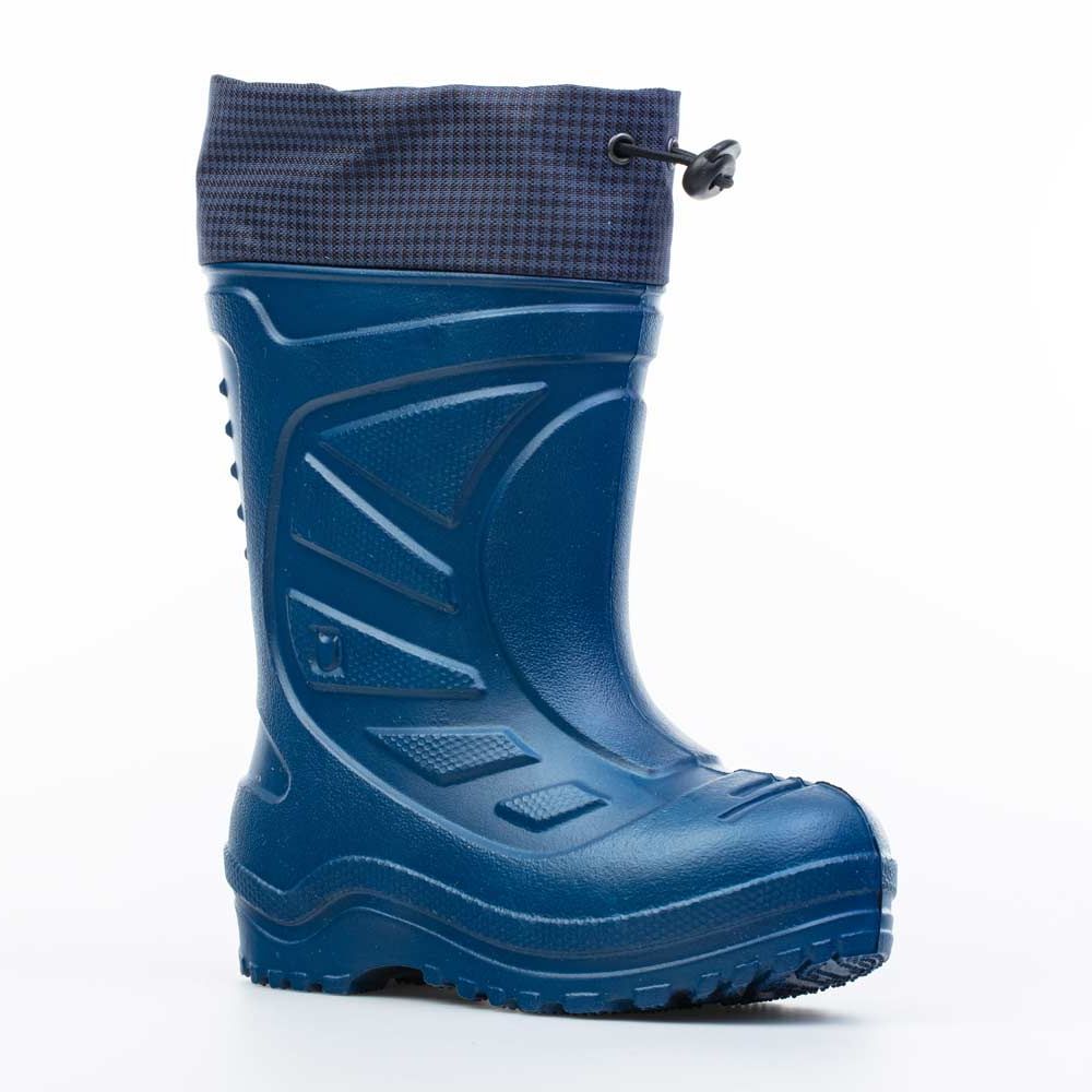 фото Резиновая обувь для мальчиков котофей цв.синий р.24