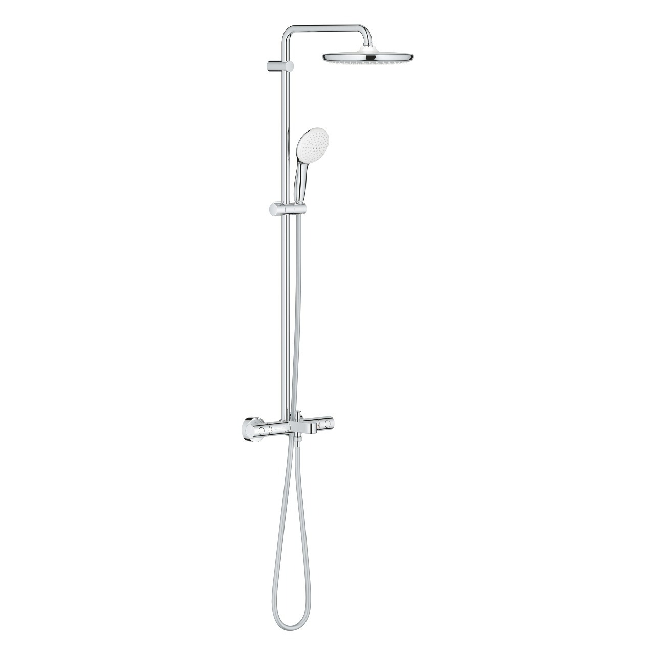 Душевая система GROHE Tempesta System 250 с термостатом для ванны, хром (26978001), Серебристый
Душевая система GROHE Tempesta System 250 с термостатом для ванны, хром (26978001), Серебристый