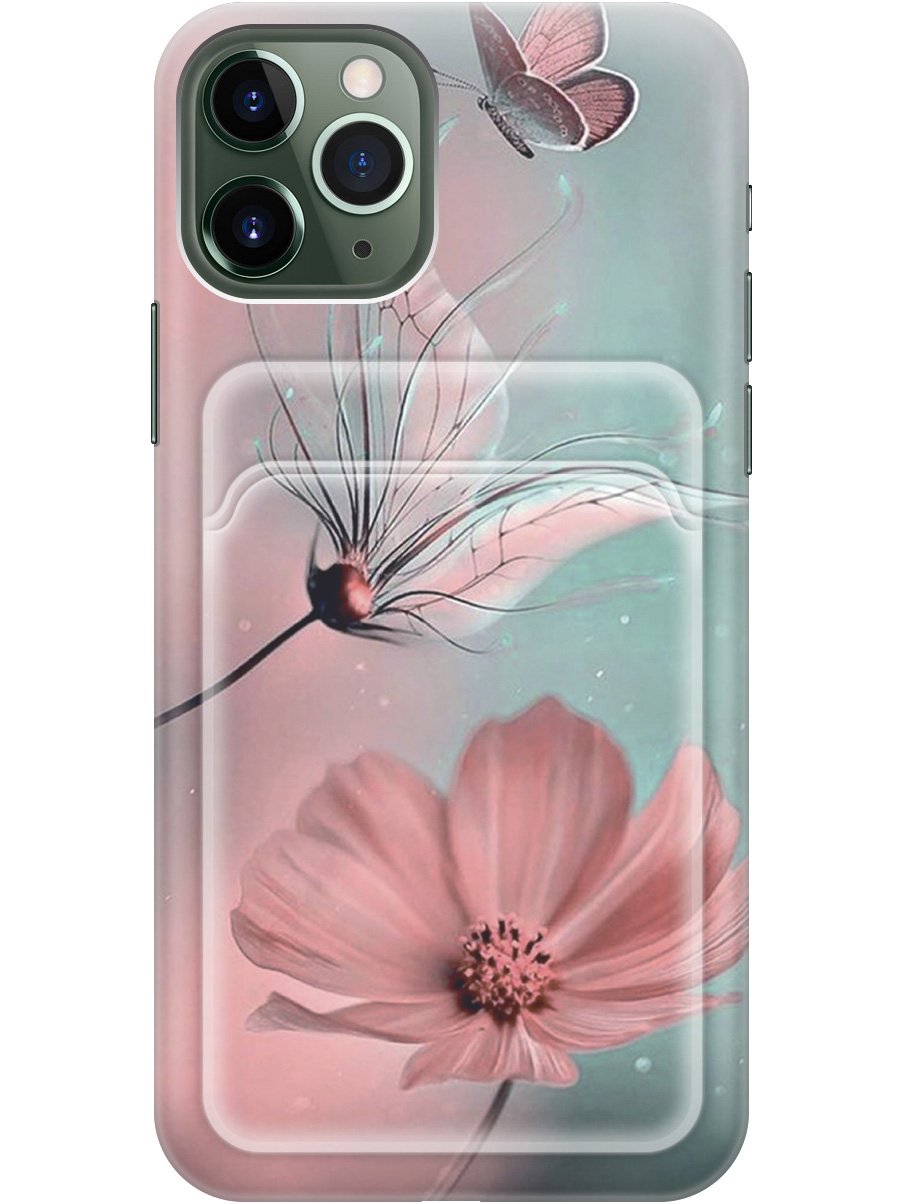 Силиконовый чехол на Apple iPhone 11 Pro Max с рисунком "Бабочка и цветы", Голубой;розовый;серый, 20012024
Силиконовый чехол на Apple iPhone 11 Pro Max с рисунком "Бабочка и цветы", Голубой;розовый;серый, 20012024