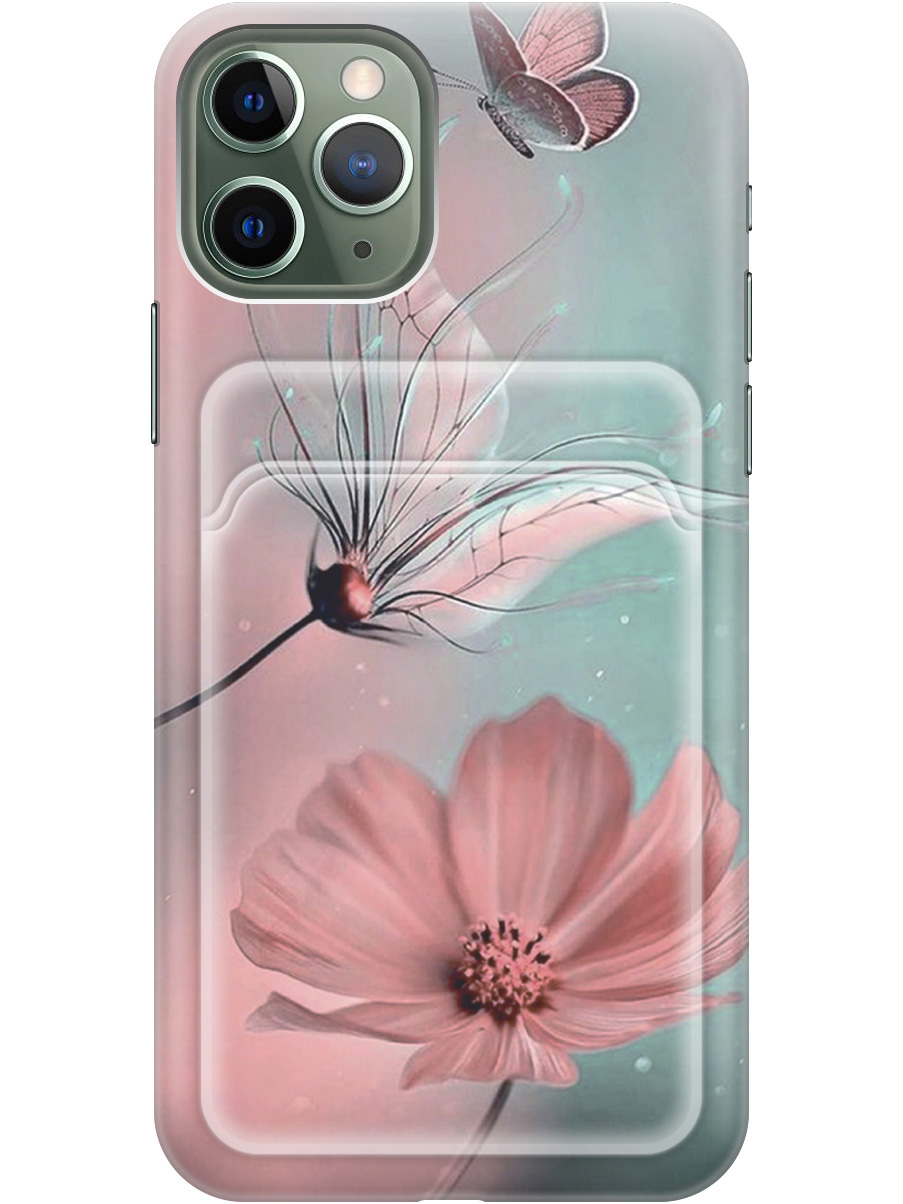 Силиконовый чехол на Apple iPhone 11 Pro с рисунком "Бабочка и цветы", Голубой;розовый;серый, 20012023
Силиконовый чехол на Apple iPhone 11 Pro с рисунком "Бабочка и цветы", Голубой;розовый;серый, 20012023