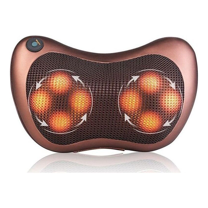 Массажная подушка с ИК-подогревом для шеи и спины Massage Pillow, 8 роликов 8028, Коричневый
Массажная подушка с ИК-подогревом для шеи и спины Massage Pillow, 8 роликов 8028, Коричневый