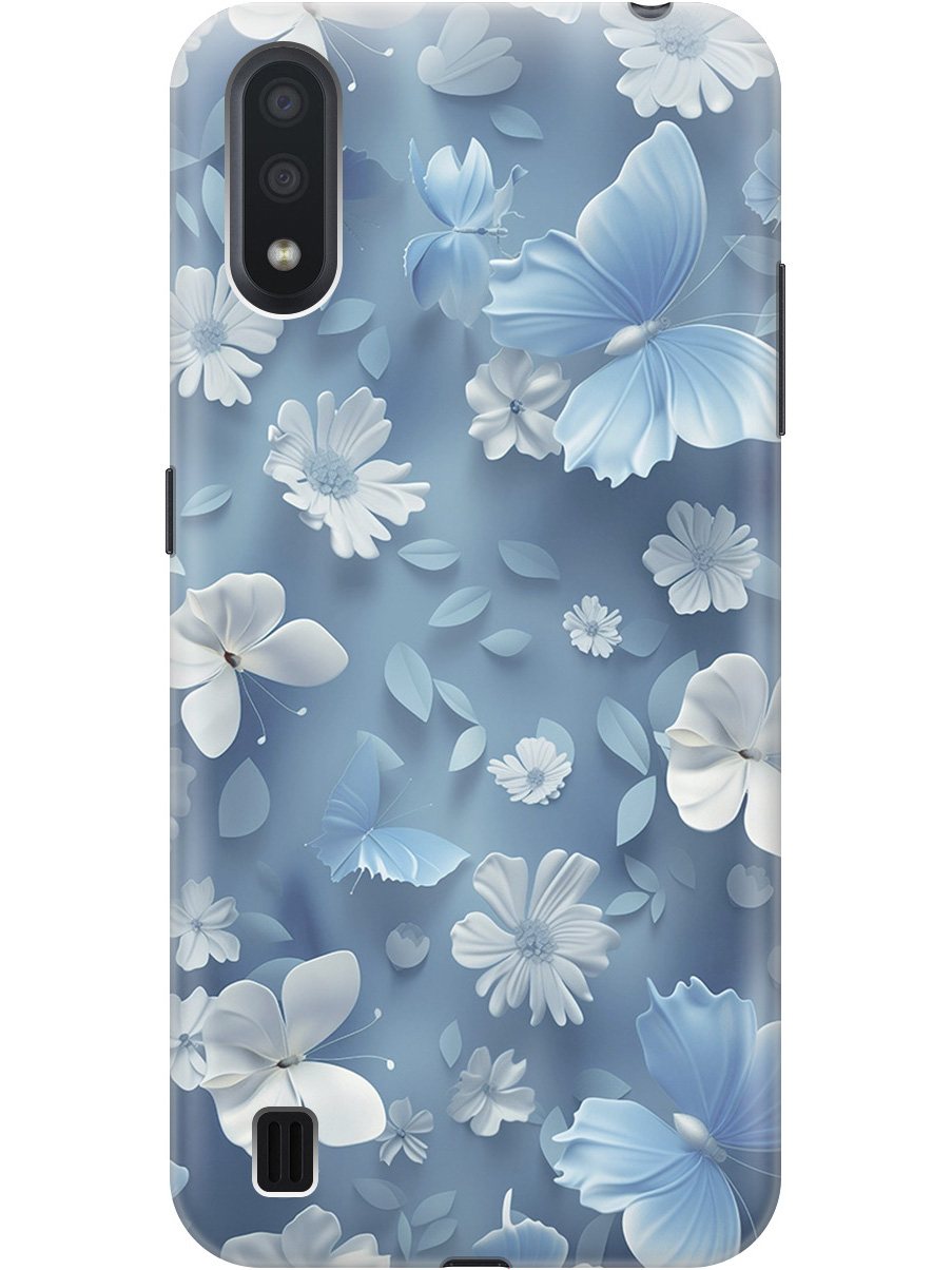 Силиконовый чехол на Samsung Galaxy A01 с принтом "Голубые бабочки", Прозрачный;белый;голубой, 722444410
Силиконовый чехол на Samsung Galaxy A01 с принтом "Голубые бабочки", Прозрачный;белый;голубой, 722444410