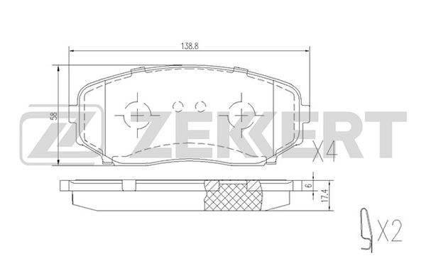 Колодки тормозные Mazda MPV III 06-, CX-7 (ER) 06-, CX-9 (TB) передние дисковые (GDB3471)
Колодки тормозные Mazda MPV III 06-, CX-7 (ER) 06-, CX-9 (TB) передние дисковые (GDB3471)