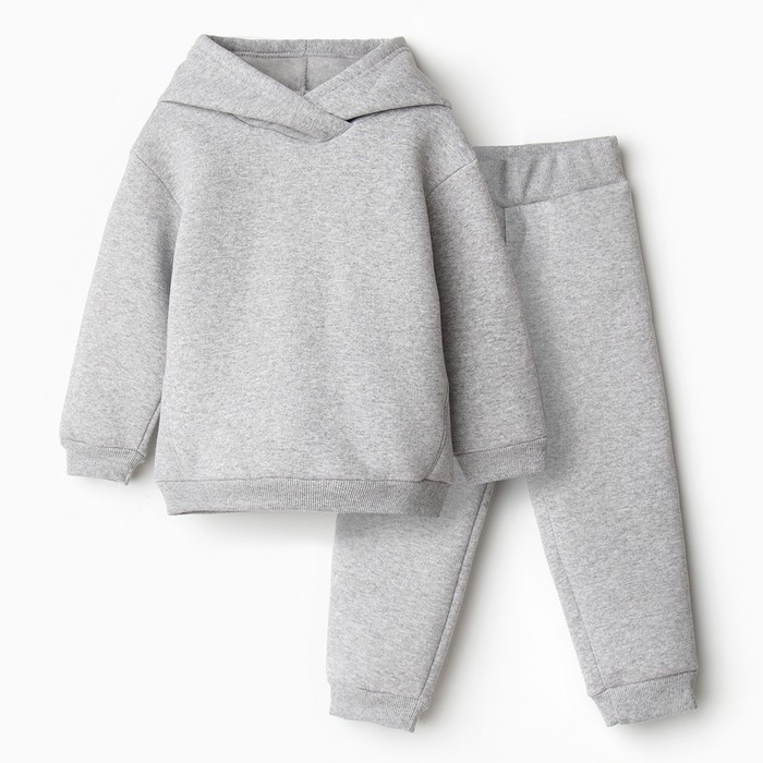 Костюм повседневный Basia, серый меланж, 98
Костюм повседневный Basia, серый меланж, 98