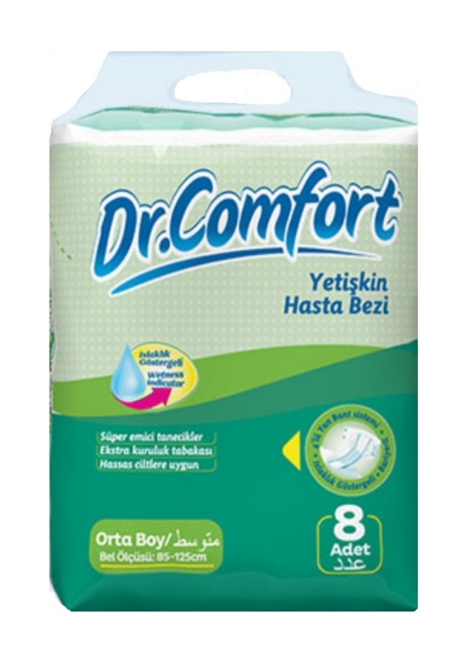 Подгузники для взрослых Dr.Comfort р. M талия 85-125см 8 шт., M, 8 шт. (талия 85-125см)
Подгузники для взрослых Dr.Comfort р. M талия 85-125см 8 шт., M, 8 шт. (талия 85-125см)
