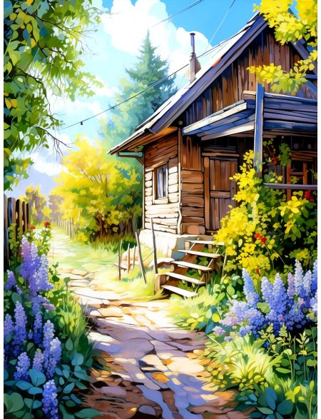Алмазная мозаика без подрамника Дачный домик, 25x20 см, 40 цветов, 85286, РА-805
Алмазная мозаика без подрамника Дачный домик, 25x20 см, 40 цветов, 85286, РА-805
