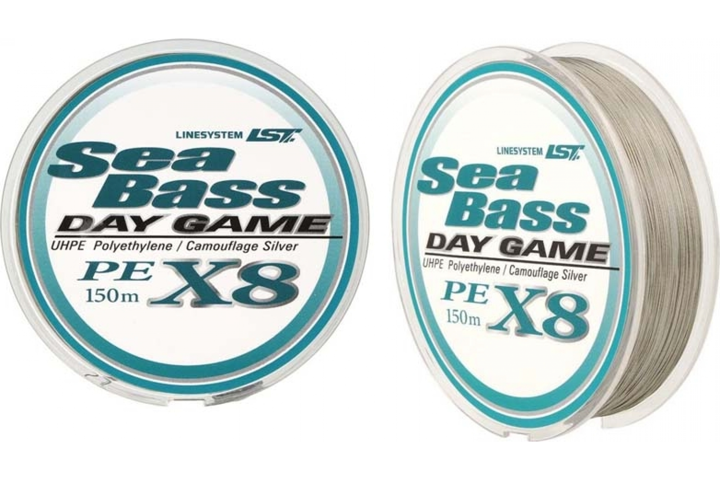 фото Леска плетеная linesystem sea bass x8 0,128 мм, 150 м, 4,5 кг, day game