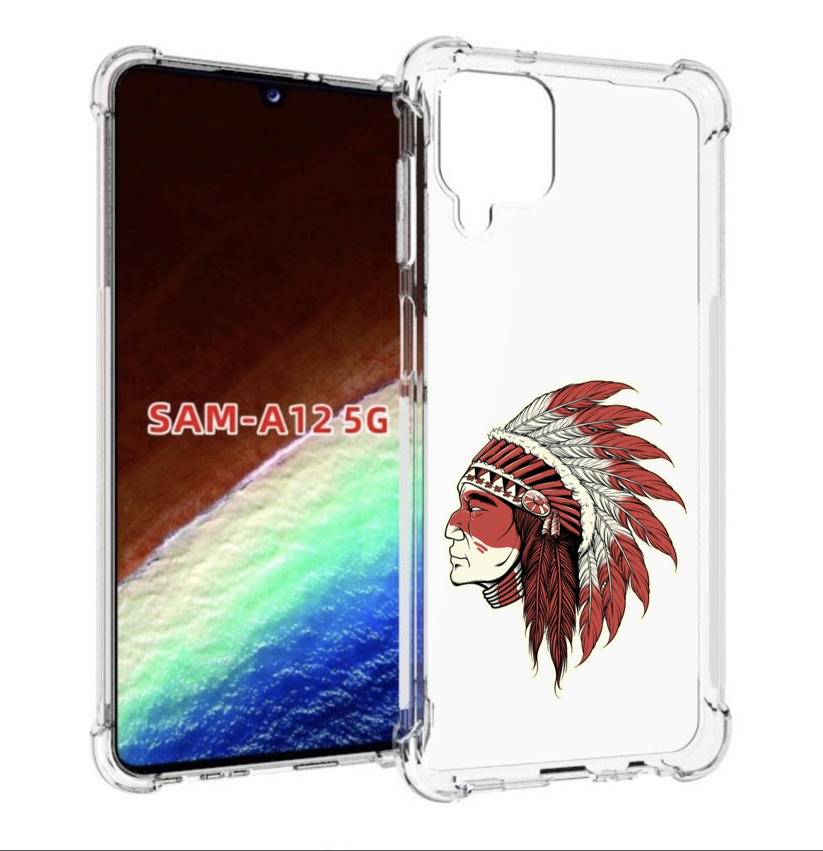 Чехол MyPads красный индеец для Samsung Galaxy A12 (SM-A125F) 2020/21/A12 Nacho SM-A127F, Прозрачный, Tocco
Чехол MyPads красный индеец для Samsung Galaxy A12 (SM-A125F) 2020/21/A12 Nacho SM-A127F, Прозрачный, Tocco