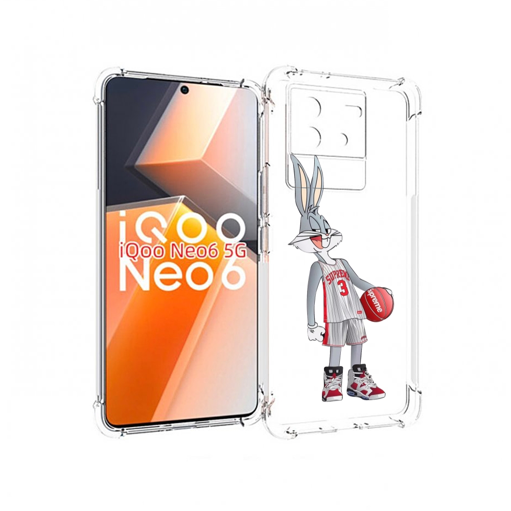 Чехол MyPads заяц-баскетболист женский для Vivo iQoo Neo 6 5G, Прозрачный, Tocco
Чехол MyPads заяц-баскетболист женский для Vivo iQoo Neo 6 5G, Прозрачный, Tocco