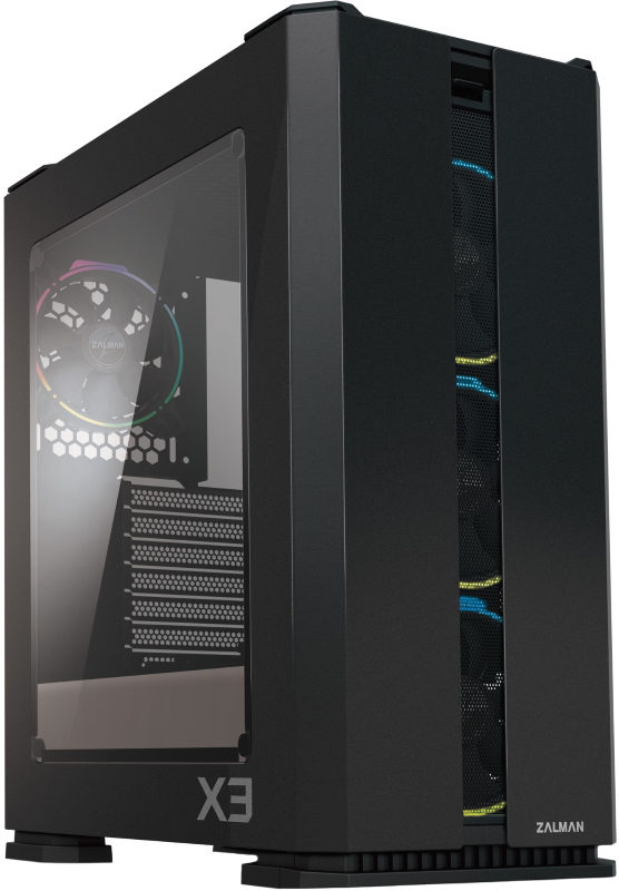 фото Корпус компьютерный zalman x3 rgb black без бп (x3black)