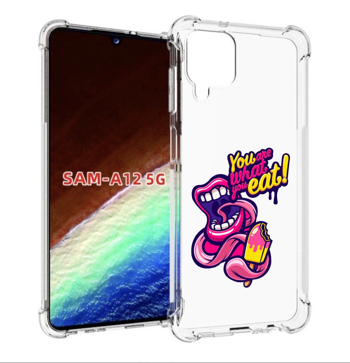 Чехол MyPads ты-то-что-ты-ешь для Samsung Galaxy A12 (SM-A125F) 2020/21/A12 Nacho SM-A127F, Прозрачный, Tocco
Чехол MyPads ты-то-что-ты-ешь для Samsung Galaxy A12 (SM-A125F) 2020/21/A12 Nacho SM-A127F, Прозрачный, Tocco