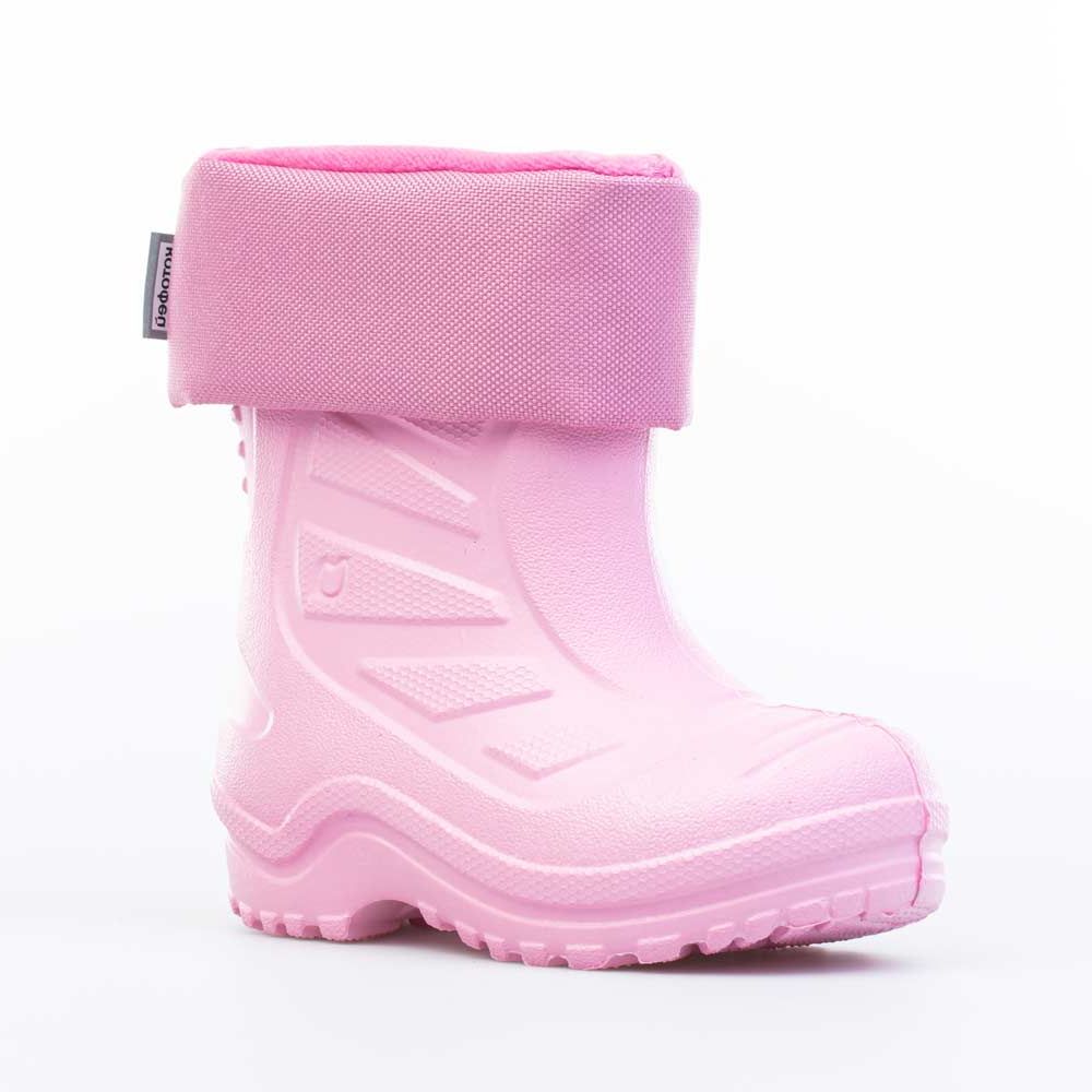 фото Резиновая обувь для девочек котофей цв.розовый р.27