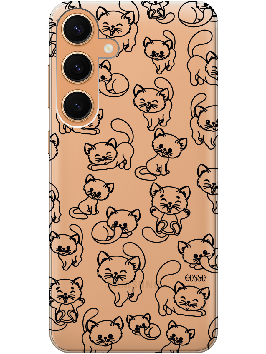 Силиконовый чехол на Samsung Galaxy S24+ с рисунком "Cute Kitties" прозрачный, Прозрачный;черный, 20011906
Силиконовый чехол на Samsung Galaxy S24+ с рисунком "Cute Kitties" прозрачный, Прозрачный;черный, 20011906