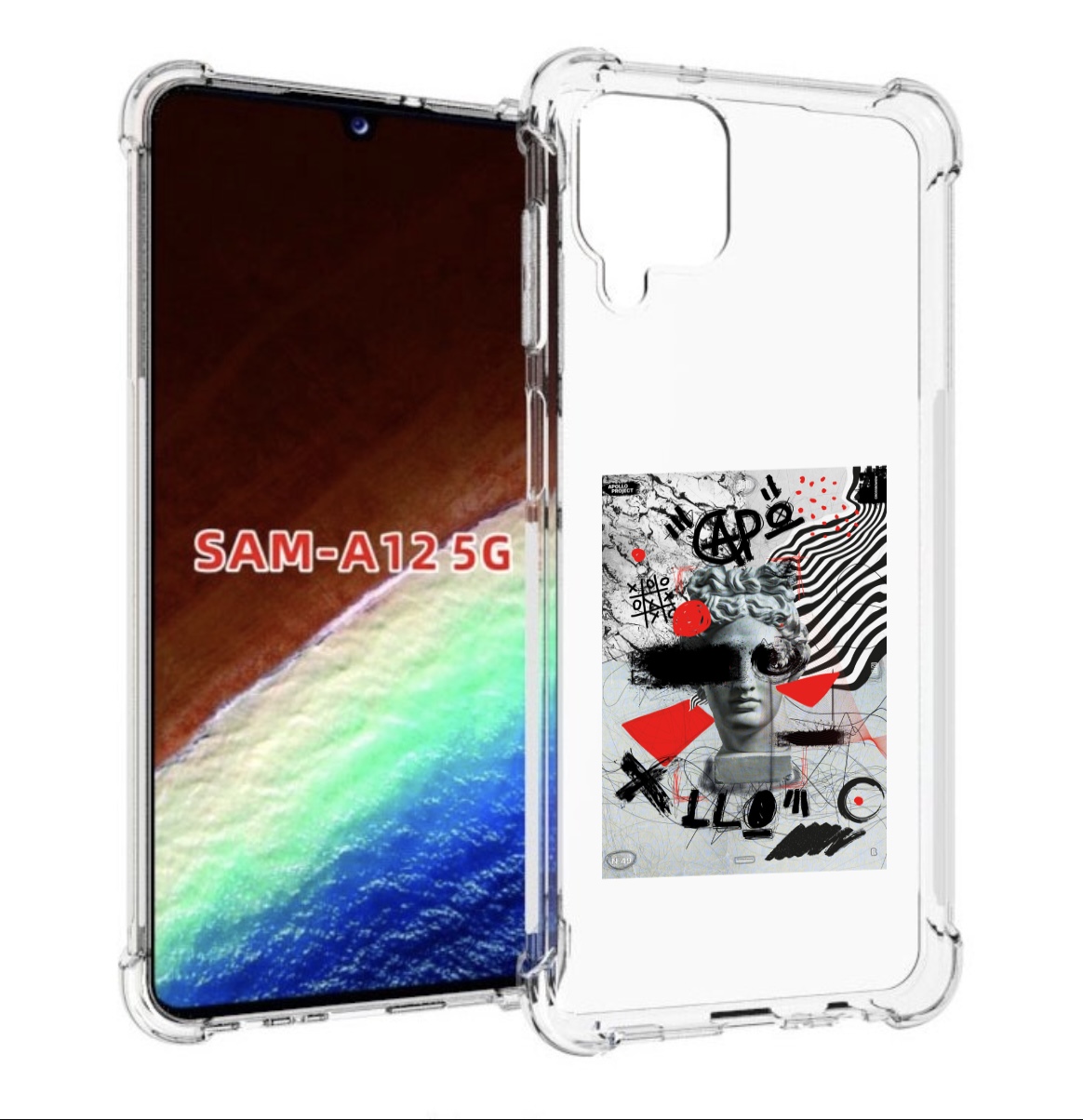 Чехол MyPads стрит арт статуя для Samsung Galaxy A12 (SM-A125F) 2020/21/A12 Nacho SM-A127F, Прозрачный, Tocco
Чехол MyPads стрит арт статуя для Samsung Galaxy A12 (SM-A125F) 2020/21/A12 Nacho SM-A127F, Прозрачный, Tocco