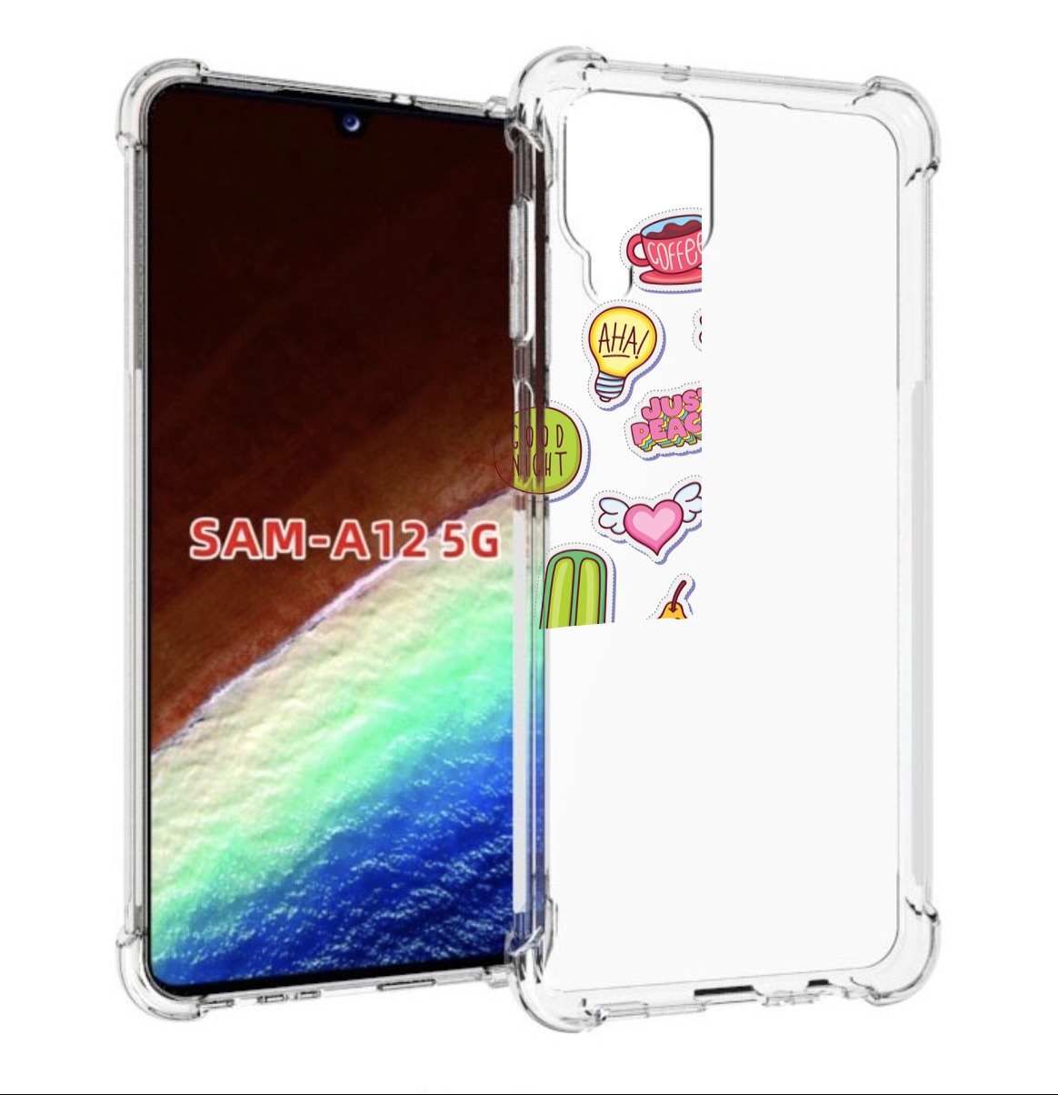 Чехол MyPads стикер-пак для Samsung Galaxy A12 (SM-A125F) 2020/21/A12 Nacho SM-A127F, Прозрачный, Tocco
Чехол MyPads стикер-пак для Samsung Galaxy A12 (SM-A125F) 2020/21/A12 Nacho SM-A127F, Прозрачный, Tocco
