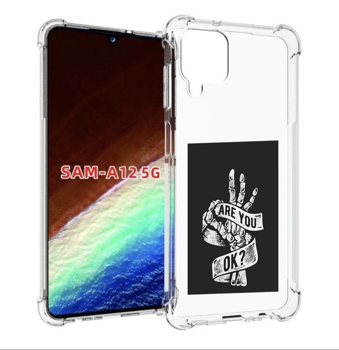 Чехол MyPads рука-скелета для Samsung Galaxy A12 (SM-A125F) 2020/21/A12 Nacho SM-A127F, Прозрачный, Tocco
Чехол MyPads рука-скелета для Samsung Galaxy A12 (SM-A125F) 2020/21/A12 Nacho SM-A127F, Прозрачный, Tocco