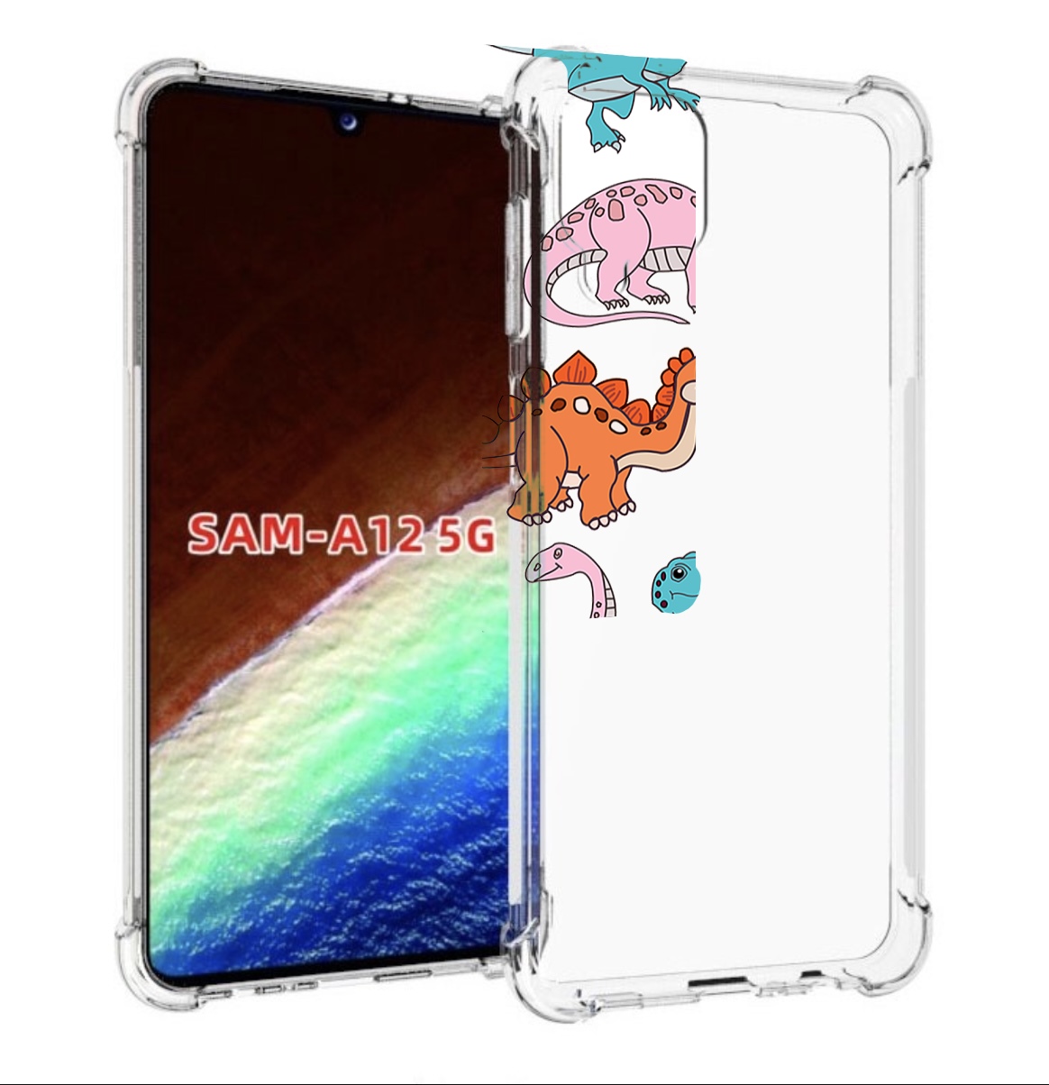 Чехол MyPads разные-динозаврики для Samsung Galaxy A12 (SM-A125F) 2020/21, Прозрачный, Tocco
Чехол MyPads разные-динозаврики для Samsung Galaxy A12 (SM-A125F) 2020/21, Прозрачный, Tocco