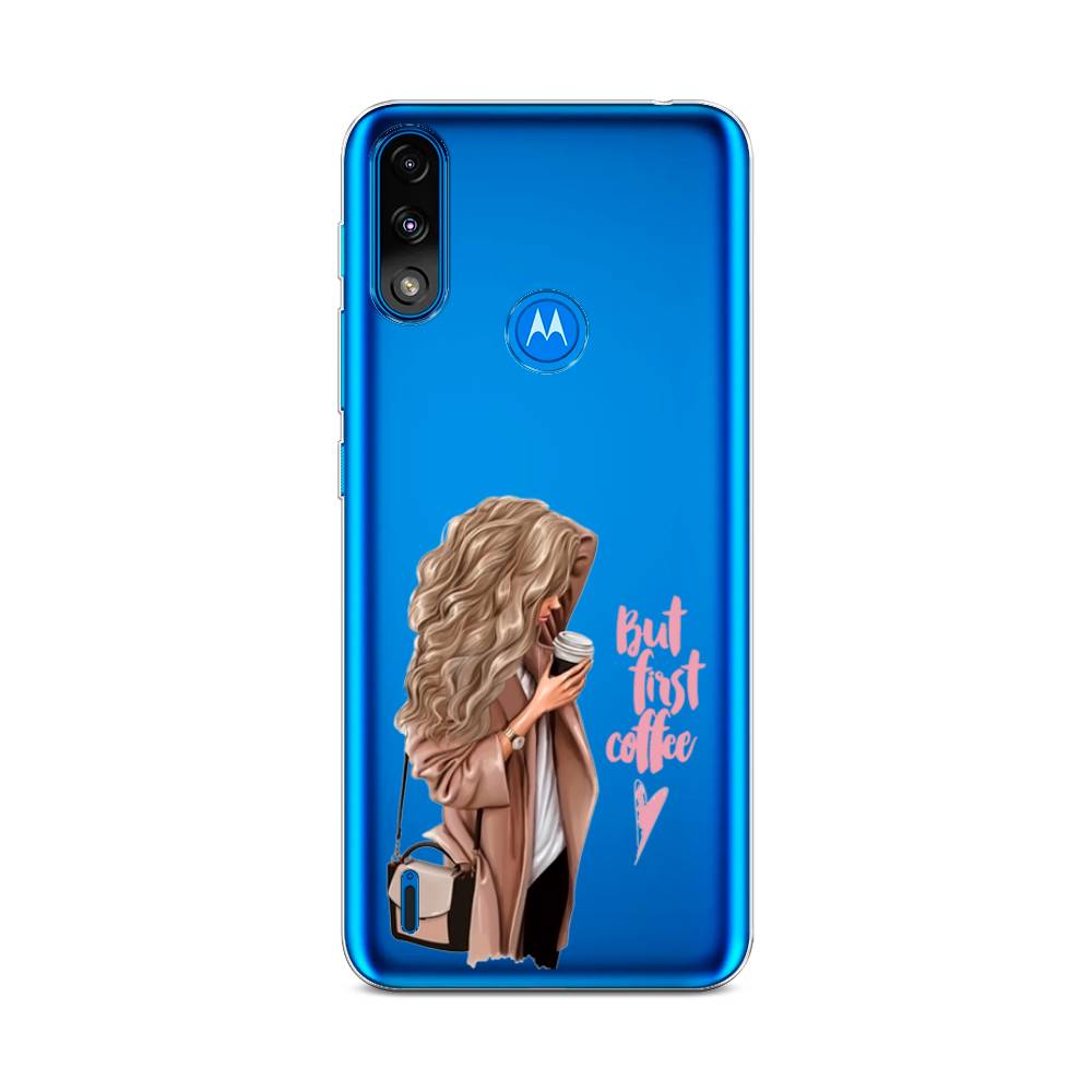 Силиконовый чехол "Девушка с кофе" на Motorola Moto E7 Power, Девушка с кофе
Силиконовый чехол "Девушка с кофе" на Motorola Moto E7 Power, Девушка с кофе