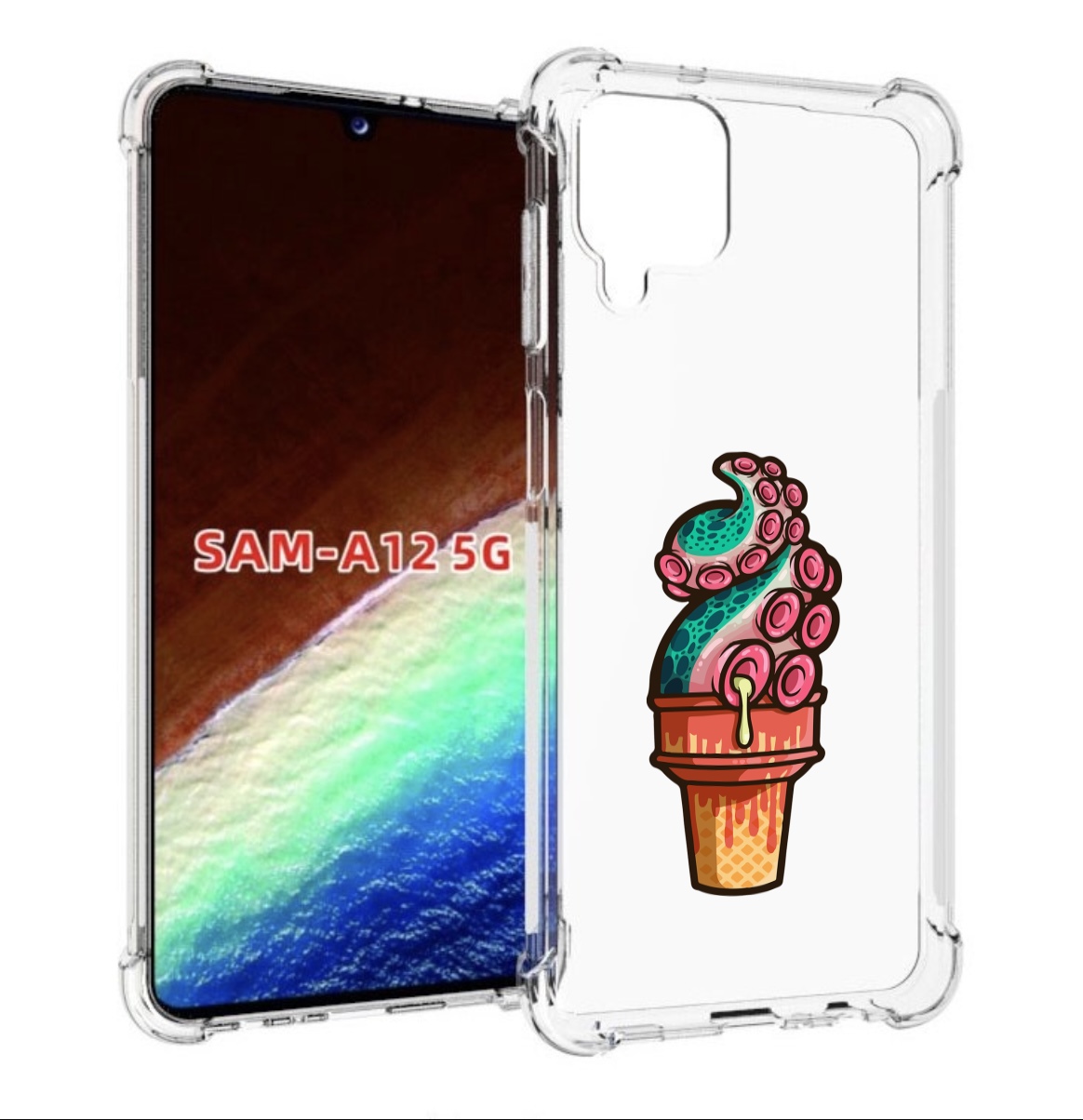 Чехол MyPads мороженное для Samsung Galaxy A12 (SM-A125F) 2020/21/A12 Nacho SM-A127F, Прозрачный, Tocco
Чехол MyPads мороженное для Samsung Galaxy A12 (SM-A125F) 2020/21/A12 Nacho SM-A127F, Прозрачный, Tocco