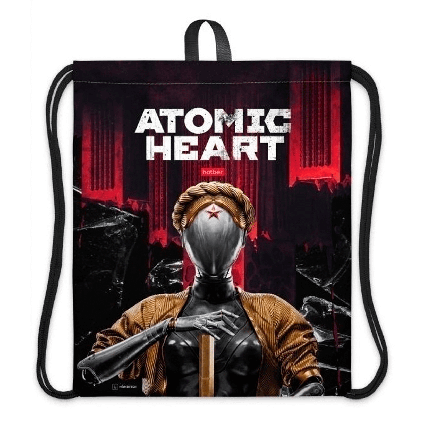 Сумка-мешок Hatber Atomic Heart с петлей в ассортименте (цвет по наличию), Разноцветный
Сумка-мешок Hatber Atomic Heart с петлей в ассортименте (цвет по наличию), Разноцветный