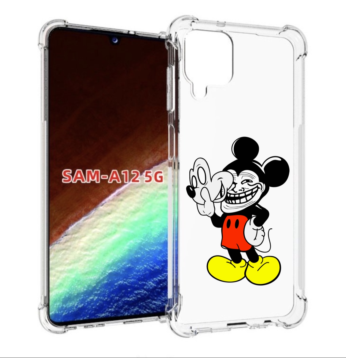 Чехол MyPads микки-маус-троллер для Samsung Galaxy A12 (SM-A125F) 2020/21, Прозрачный, Tocco
Чехол MyPads микки-маус-троллер для Samsung Galaxy A12 (SM-A125F) 2020/21, Прозрачный, Tocco