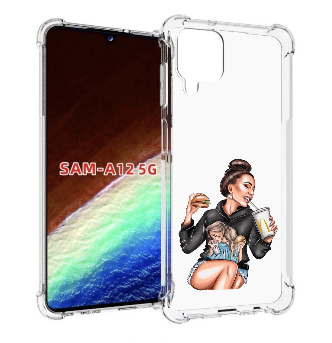 Чехол MyPads любительница-макдональдс женский для Samsung Galaxy A12 (SM-A125F) 2020, Прозрачный, Tocco
Чехол MyPads любительница-макдональдс женский для Samsung Galaxy A12 (SM-A125F) 2020, Прозрачный, Tocco