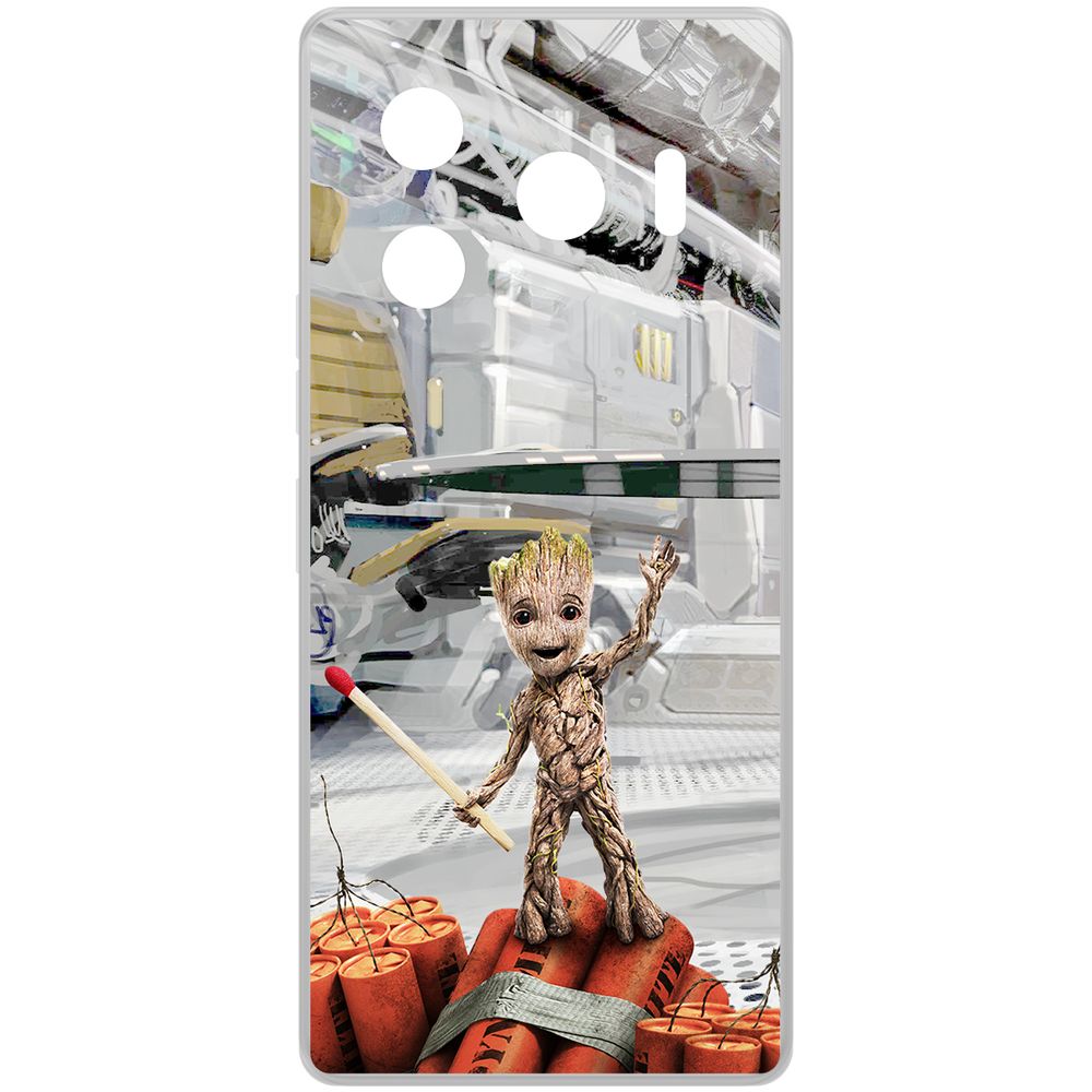 Чехол-накладка Krutoff Clear Case Стражи Галактики. Малыш Грут для TECNO Camon 30 Pro 5G, Прозрачный
Чехол-накладка Krutoff Clear Case Стражи Галактики. Малыш Грут для TECNO Camon 30 Pro 5G, Прозрачный