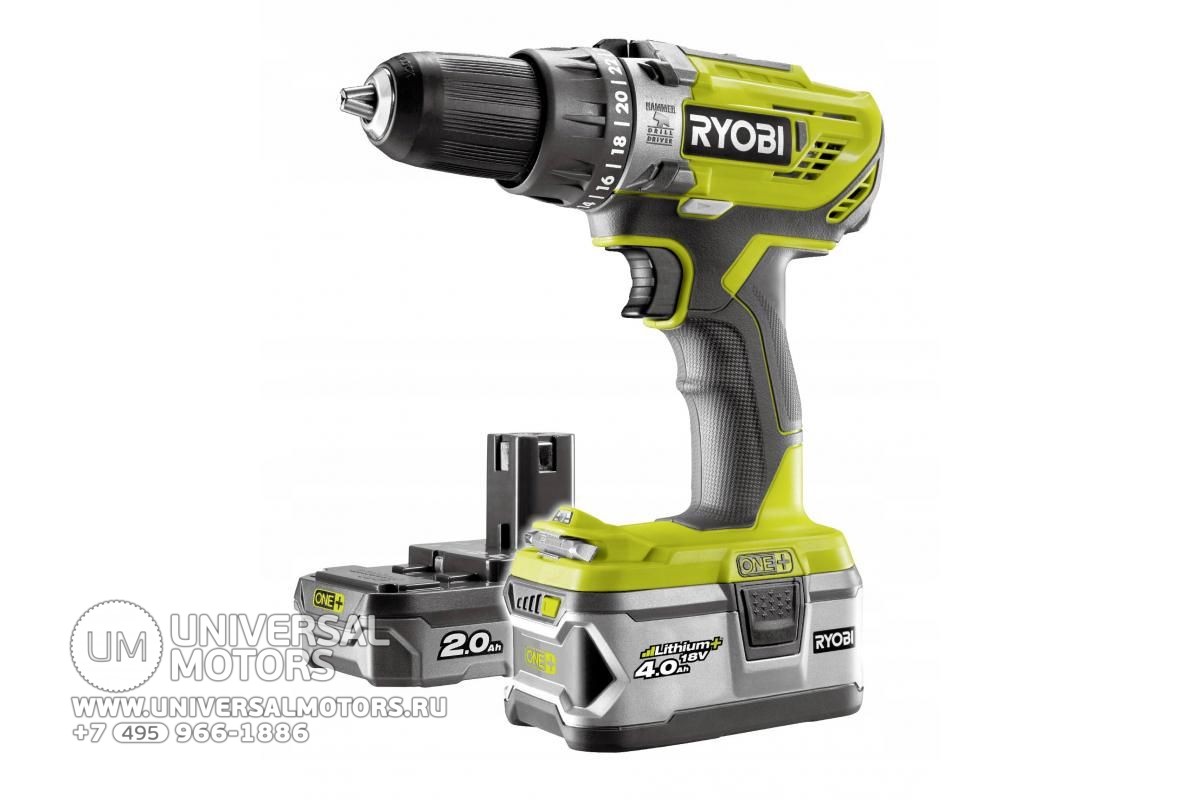 Аккумуляторная ударная дрель-шуруповерт Ryobi ONE+ R18PD3-242S 5133003820 ( 18V 4.0Ач +
Аккумуляторная ударная дрель-шуруповерт Ryobi ONE+ R18PD3-242S 5133003820 ( 18V 4.0Ач +