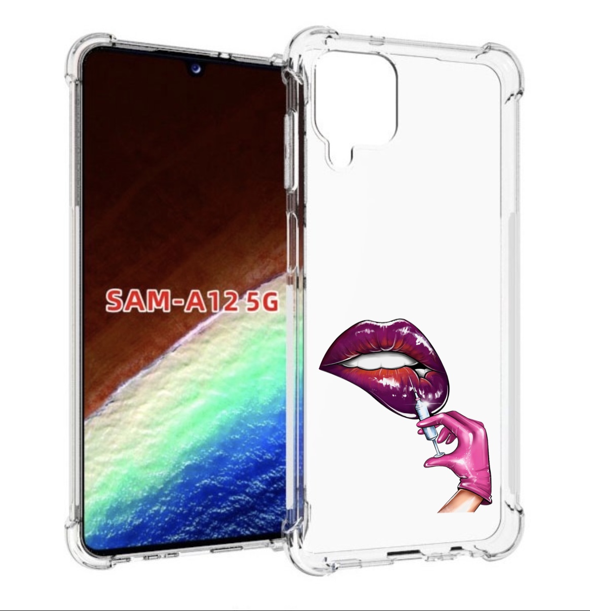 Чехол MyPads качаем-губы для Samsung Galaxy A12 (SM-A125F) 2020/21/A12 Nacho SM-A127F, Прозрачный, Tocco
Чехол MyPads качаем-губы для Samsung Galaxy A12 (SM-A125F) 2020/21/A12 Nacho SM-A127F, Прозрачный, Tocco