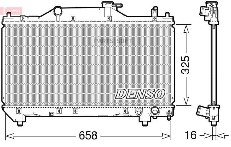 DENSO Радиатор системы охлаждения TOYOTA: AVENSIS (_T22_) 1.6VVT-i/1.8VVT-i/2.0VVT-i 00-03
DENSO Радиатор системы охлаждения TOYOTA: AVENSIS (_T22_) 1.6VVT-i/1.8VVT-i/2.0VVT-i 00-03