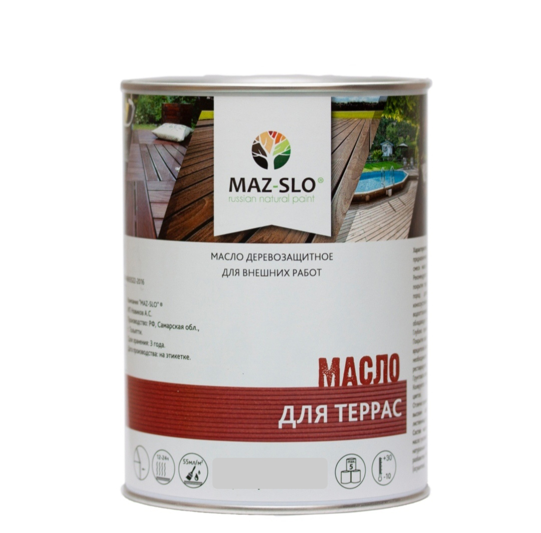 Масло для террас и садовой мебели MAZ-SLO 5007 бесцветное 1 л, Прозрачный, Масло для террас и садовой мебели, 1 л
Масло для террас и садовой мебели MAZ-SLO 5007 бесцветное 1 л, Прозрачный, Масло для террас и садовой мебели, 1 л