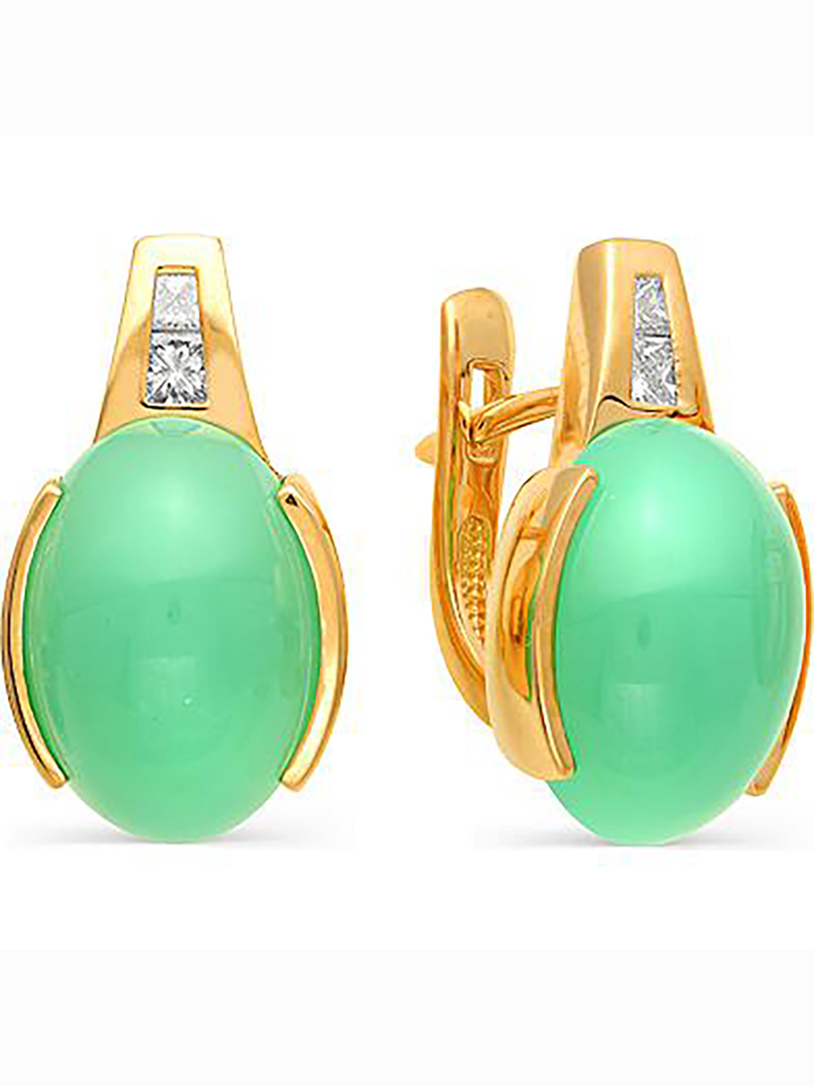 Серьги из красного золота с хризопразами и бриллиантами Master Brilliant 2-105-785-19, 2-105-785-19 
Серьги из красного золота с хризопразами и бриллиантами Master Brilliant 2-105-785-19, 2-105-785-19