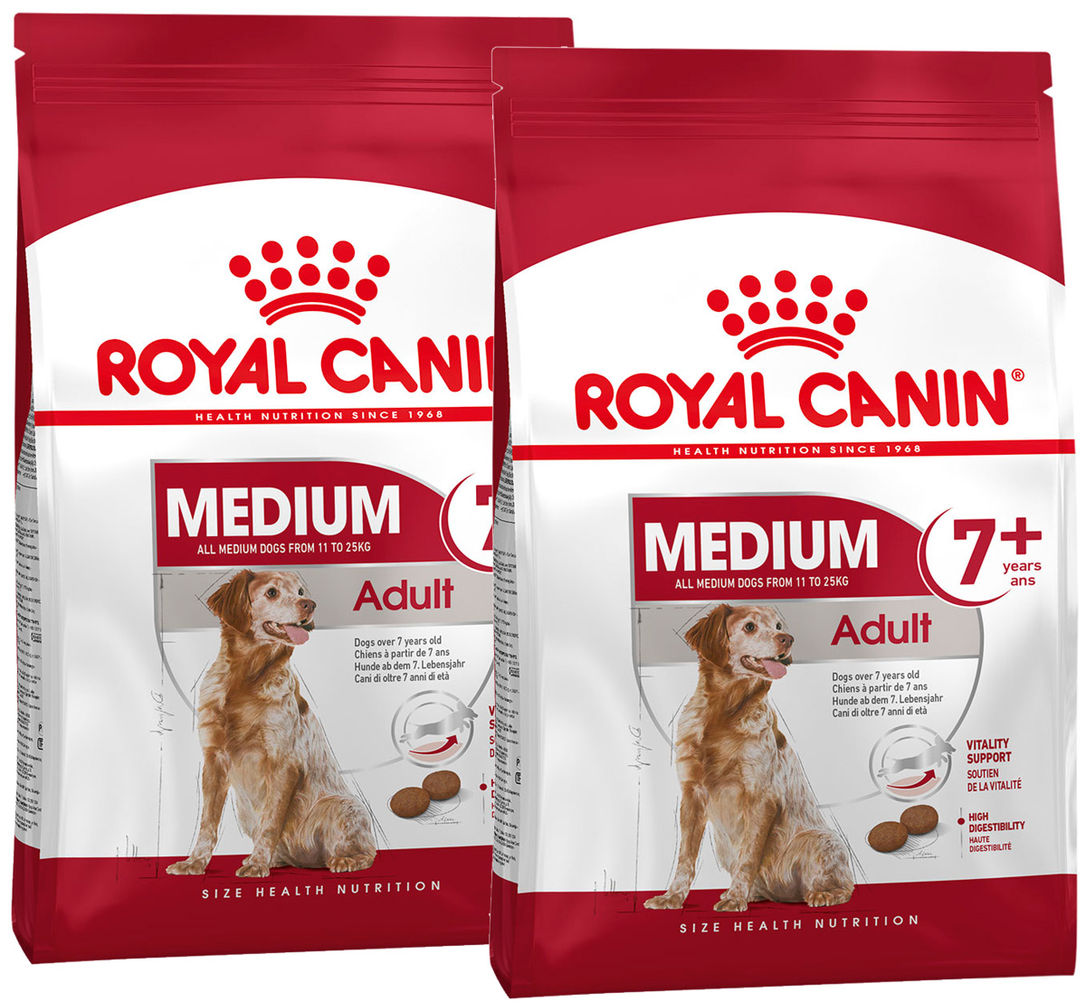 Сухой корм для пожилых собак средних пород старше 7 лет Royal Canin MEDIUM ADULT 7+ 15 кг
Сухой корм для пожилых собак средних пород старше 7 лет Royal Canin MEDIUM ADULT 7+ 15 кг