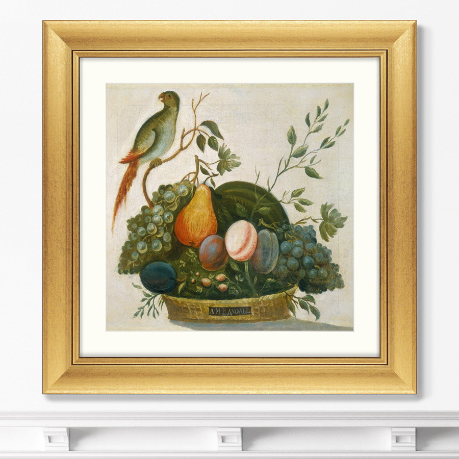 Репродукция картины в раме Basket of Fruit with Parrot 1777г. Размер картины: 60,5х60,5см
Репродукция картины в раме Basket of Fruit with Parrot 1777г. Размер картины: 60,5х60,5см