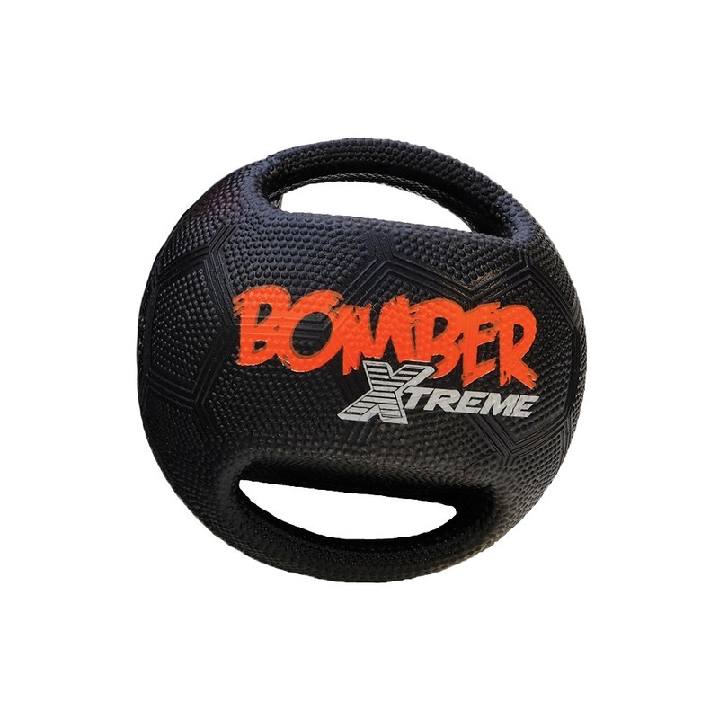 фото Апорт для собак hagen bomber экстрим мяч, черный, 11.4 см