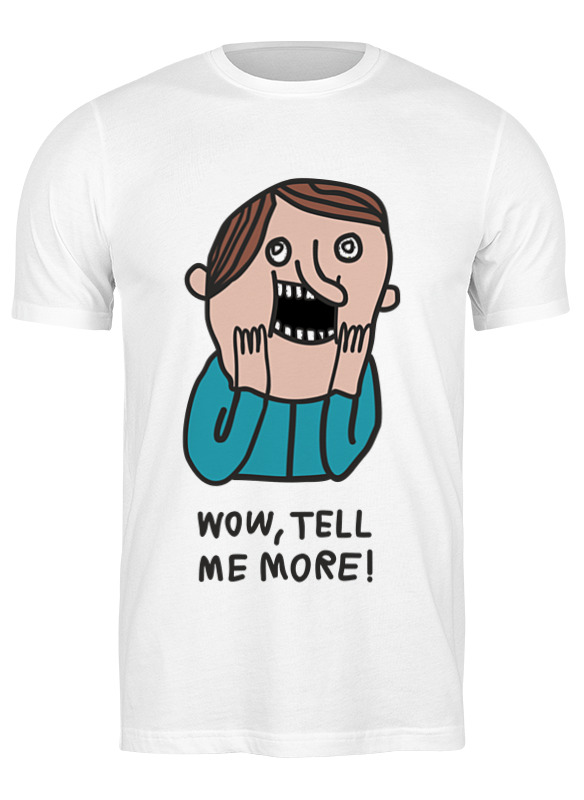 Футболка мужская Printio Wow, tel me more! 2523478 белая XL, Белый, Wow, tel me more! 2523478
Футболка мужская Printio Wow, tel me more! 2523478 белая XL, Белый, Wow, tel me more! 2523478